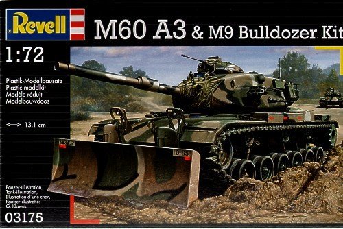 Revell 03175 M60A3 with M9 dozer blade 1/72