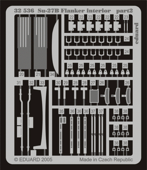 Eduard 32536 Su-27 Flanker B interior 1/32 TRUMPETER – image 2