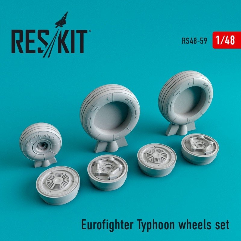 RESKIT RS48-0059 Eurofighter Typhoon wheels set 1/48