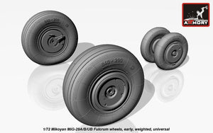 Armory Models AW72037 Mikoyan MiG-29A/B/UB Fulcrum weighted wheels, early 1/72 – image 3
