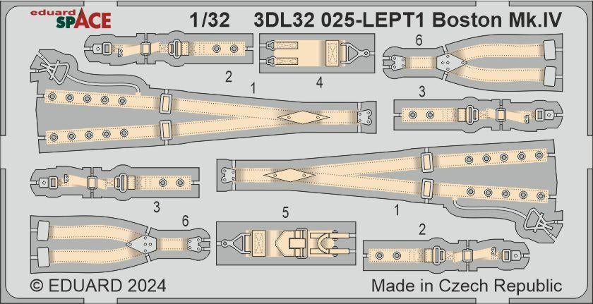Eduard 3DL32025 Boston Mk. IV SPACE HONG KONG MODELS 1/32 – image 4