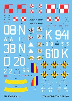 Techmod 72124 - PZL-23A/B Karaś 1/72