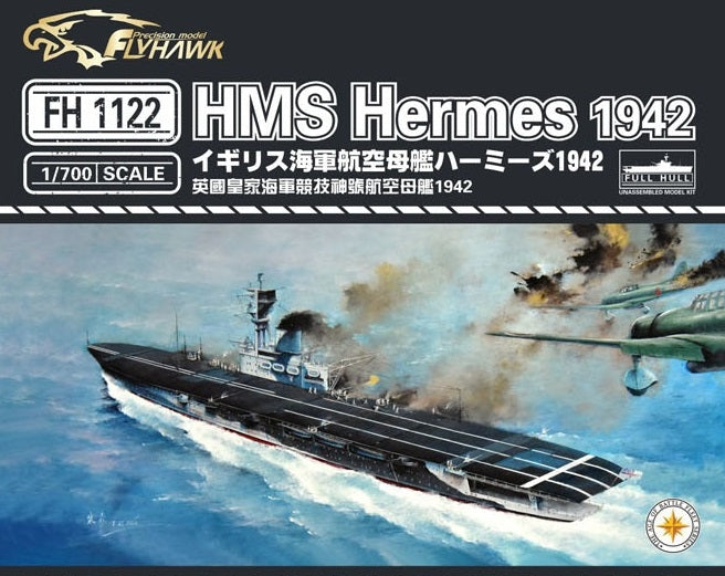 Maquette FlyHawk FH1122 HMS Hermes 1942 1/700