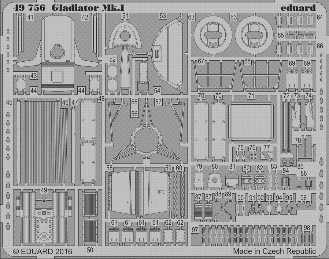 Eduard 49756 Gladiator Mk. I 1/48 MERIT – Bild 2