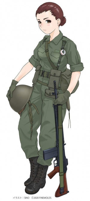 Fine Molds HC03 Historic Costume Girl Type 73 Light Truck With Figure Himeko 1/35 – image 6