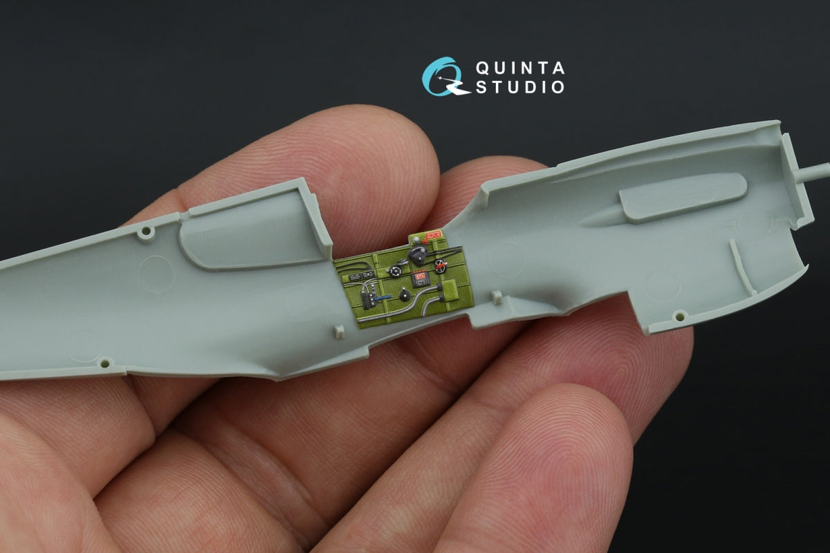 Quinta Studio QD+72054 P-40E Warhawk 3D-Printed &amp;amp; colored Interior on decal paper (Academy/Modelist) (with 3D-printed resin parts) 1/72 – image 9