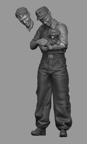 Panzer Art FI35-121 StuG crew with puppy set 1/35 – image 2