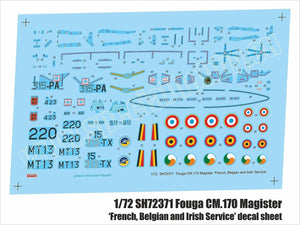 Special Hobby 72371 Fouga CM.170 Magister &amp;#39;French, Belgian &amp;amp; Irish Service&amp;#39; 1/72 – image 2