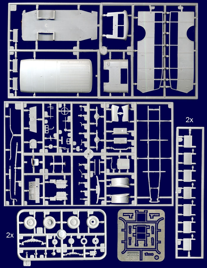 Roden 720 Opel Blitz Omnibus model W39 Ludewig (Essen) 1/72 – zdjęcie 2