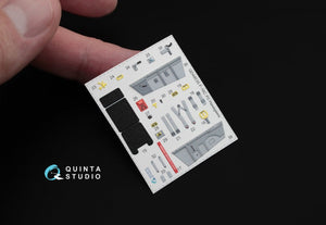 Quinta Studio QD48035 F-16С 3D-Printed &amp;amp; colored Interior on decal paper (for Hasegawa kit) 1/48 – immagine 6