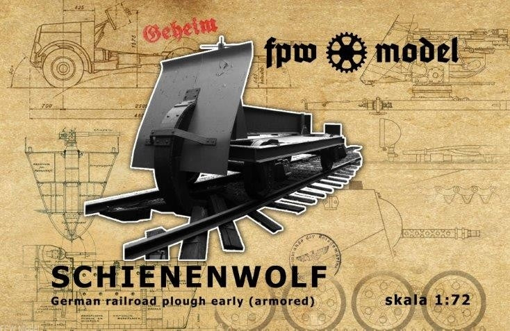 FPW Model 72006 Schienenwolf (early armored version) 1/72