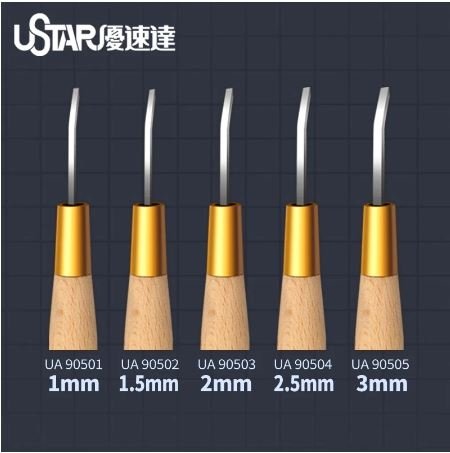 U-Star UA-90503 Flat Blade Knife 2 mm – image 2