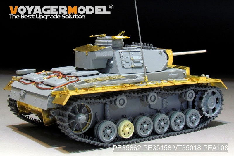 Voyager Model PE35862 WWII German Pz.KPfw.III Ausf.L basic For DRAGON 6387 1/35 – image 13
