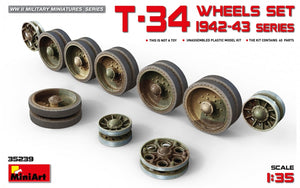 MiniArt 35239 T-34 WHEELS SET. 1942-43 SERIES