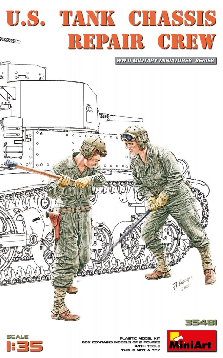 MiniArt 35481 US TANK CHASSIS REPAIR CREW 1/35