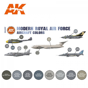 AK Interactive AK11755 MODERN ROYAL AIR FORCE AIRCRAFT COLORS 8x17 ml – Bild 2