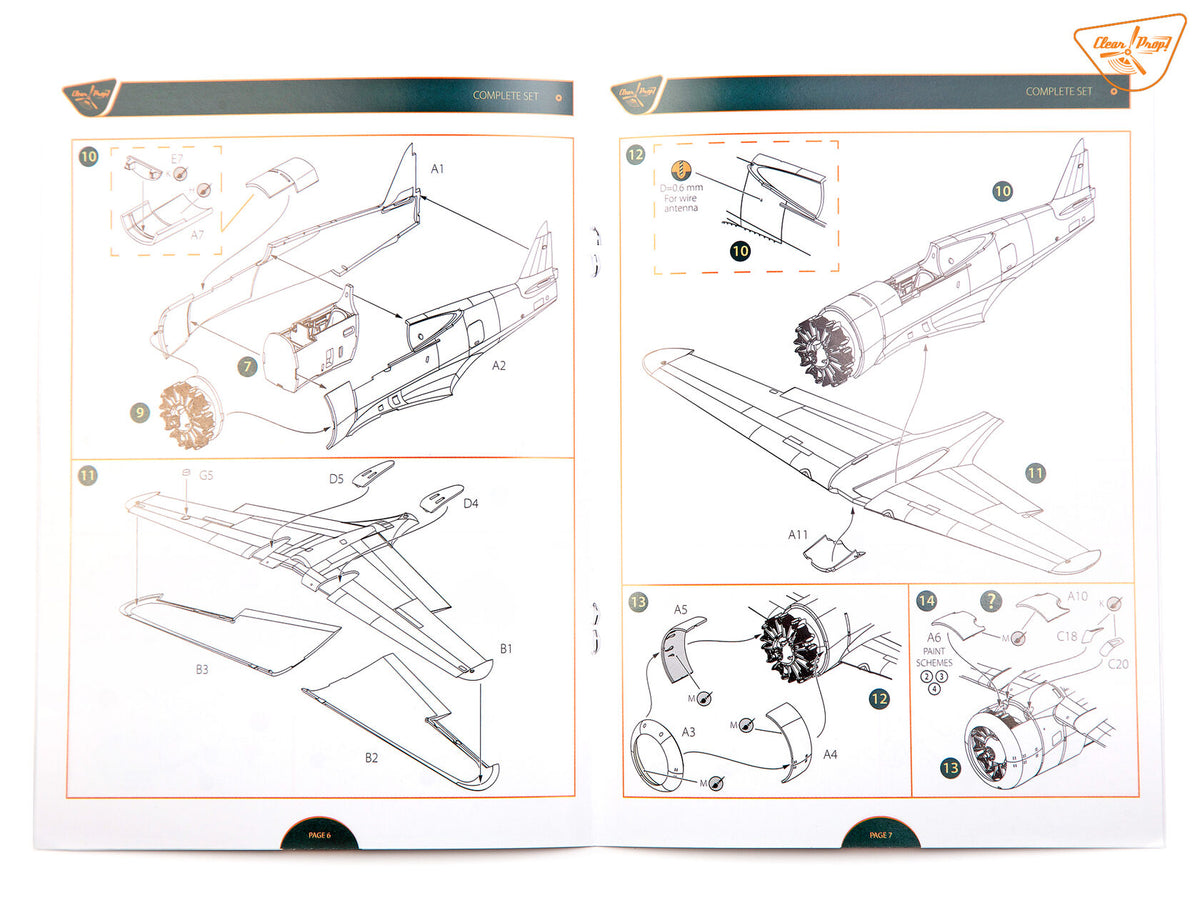 Clear Prop! CP72029 H-75M Hawk 1/72 – obrázek 29