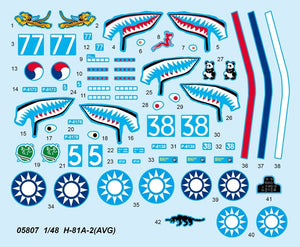 Trumpeter 05807 H-81A-2(AVG) 1/48 – image 3