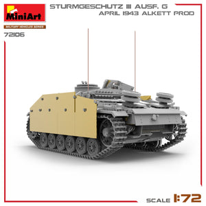 MiniArt 72106 STURMGESCHUTZ III AUSF. G, APRIL 1943 ALKETT PROD. 1/72 – image 2