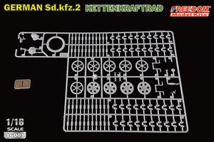 Freedom 16001 Sd.Kfz. 2 Kettenkraftrad Type HK 101 1/16 – immagine 10