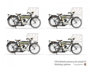 Copper State Models B32-001 Copper State Models B32-001 British Motorcycle Tr.Model H 1/32 – immagine 6