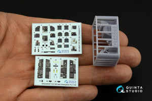 Quinta Studio QDS+48347 FA-18D late 3D-Printed colored Interior on decal paper (Hasegawa) (with 3D-printed resin parts) (Small version) 1/48 – image 3