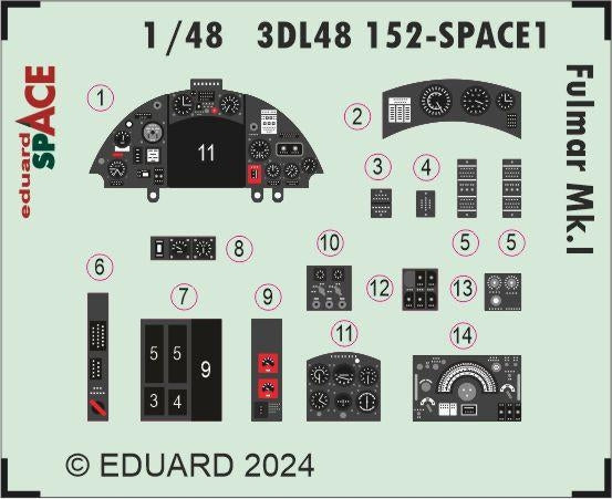 Eduard 3DL48152 Fulmar Mk. I SPACE TRUMPETER 1/48 – Bild 3