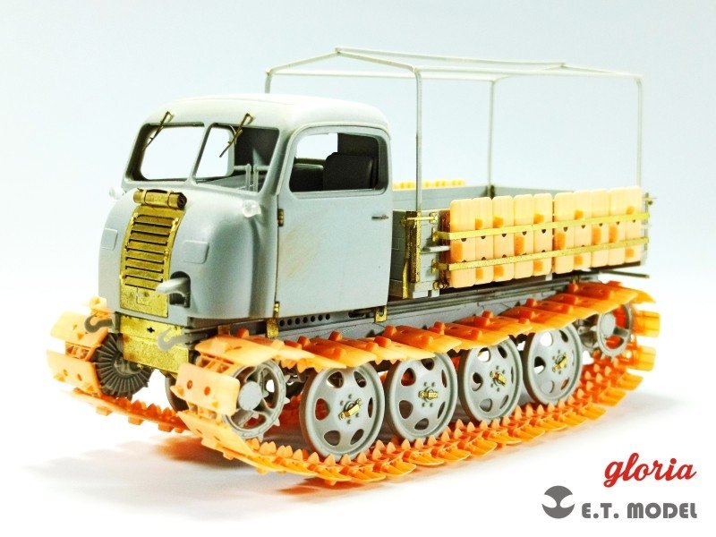 ET Model P35-030 Raupenschlepper Ost Kgs 66/340/120 w/Snow Shoes Workable Track ( 3D Printed ) 1/35 – obrázek 7
