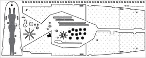 Pontos 35008F1 USS BB-62 New Jersey 1982 Kit de détails (1/350) – image 12