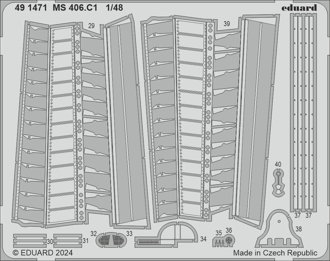 Eduard 491471 MS 406. C1 DORA WINGS 1/48 – image 2
