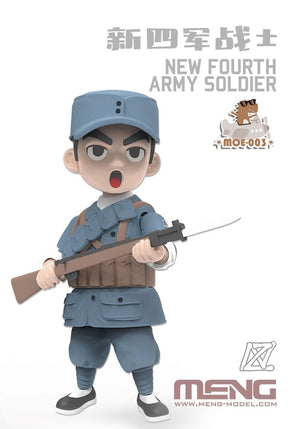 Meng Model MOE-003 New Fourth Army Soldier 100mm – obrázek 7