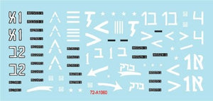 Star Decals 72-A1060 Israeli AFVs # 5 1960 and Six-Day War markings. M50 Super Sherman 1/72 – Bild 3