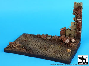 Black Dog D35019 Street with ruined wall 1/35 – obrázek 4
