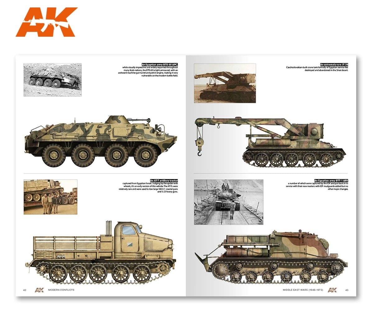 AK Interactive AK284 MIDDLE EAST WARS 1948-1973 VOL.1 PROFILE GUIDE (English) – image 2
