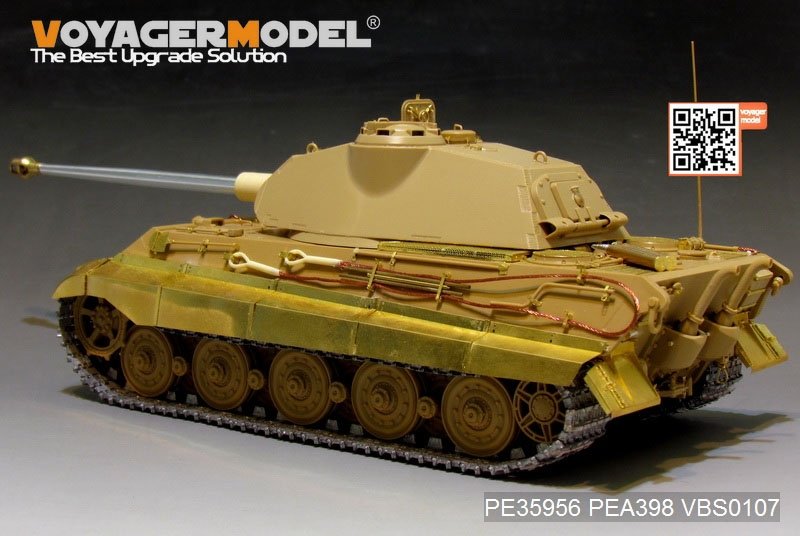 Voyager Model PE35956 WWII German King Tiger (Porsche Turret) For MENG TS-037 1/35 – image 3