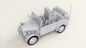 ICM 35583 le.gl.Einheitz-Pkw Kfz.2, WWII German Light Radio Communication Car 1/35 – zdjęcie 3