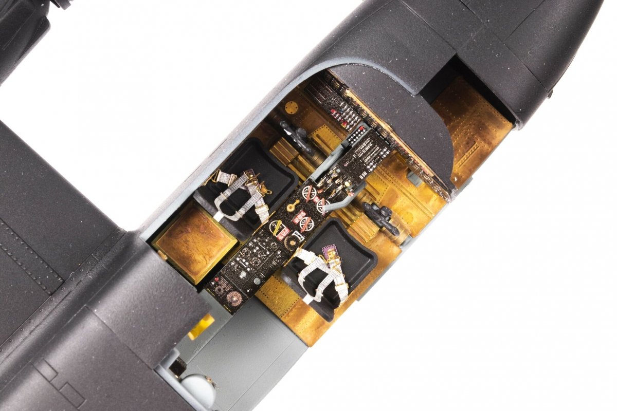 Eduard FE1263 B-26K Invader seatbelts STEEL ICM 1/48 – image 5