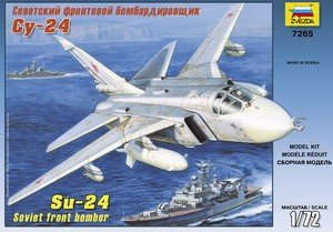 Zvezda 7265 Sukhoi Su-24 Soviet Front Bomber 1/72