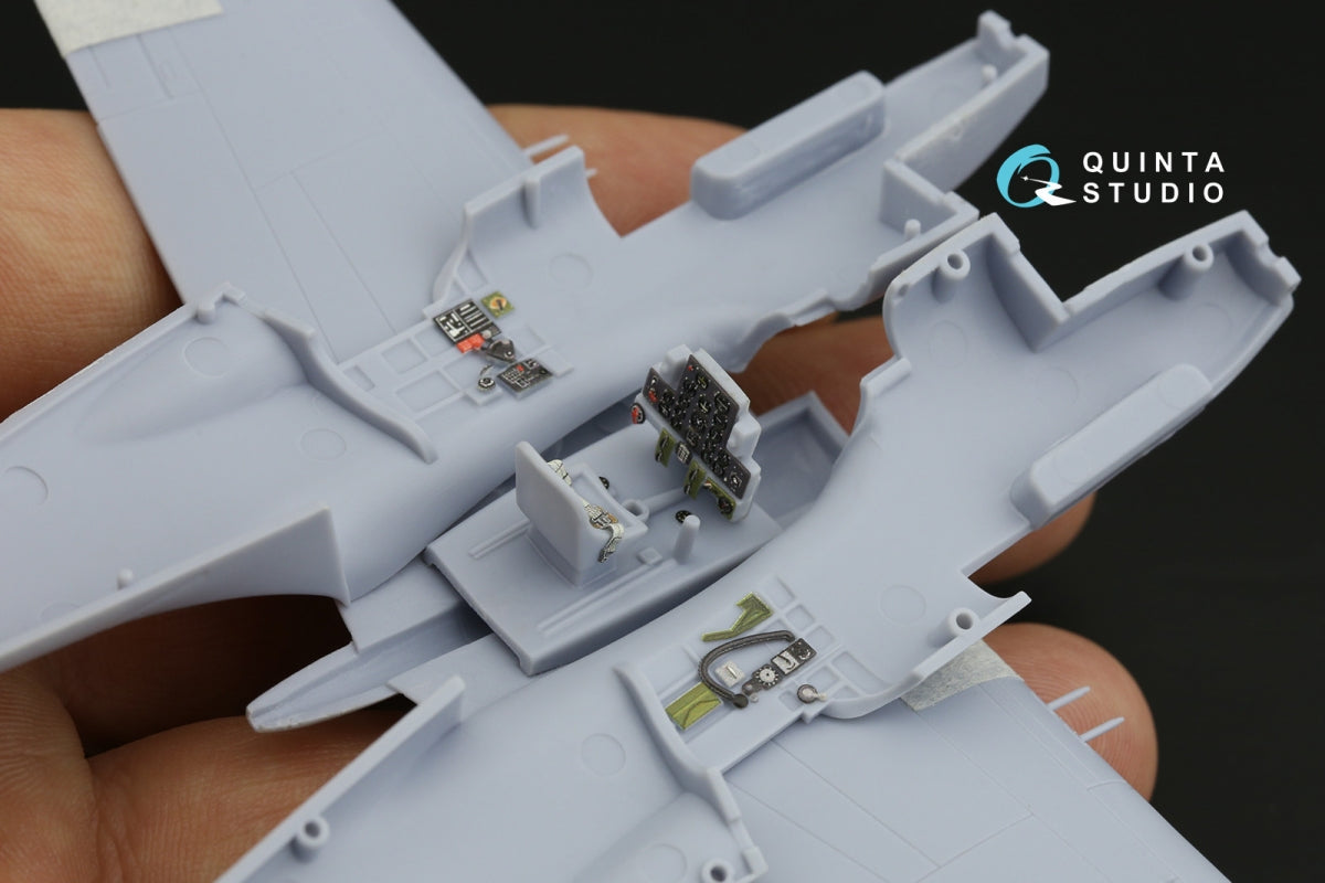 Quinta Studio QD72133 P-40B 3D-Printed colored Interior on decal paper (Airfix) 1/72 – immagine 9