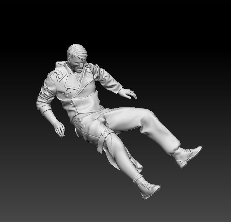 Glowel Miniatures 35007 Wounded panzer crewman and commrade 1/35 – image 4
