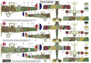 Kovozavody Prostejov KPM0327 Salmson Sal.2A2 &amp;quot;USAS Services&amp;quot; 1/72 – Bild 2