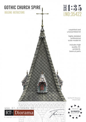 RT-Diorama 35422 Gothic Church Spire 1/35 – zdjęcie 2