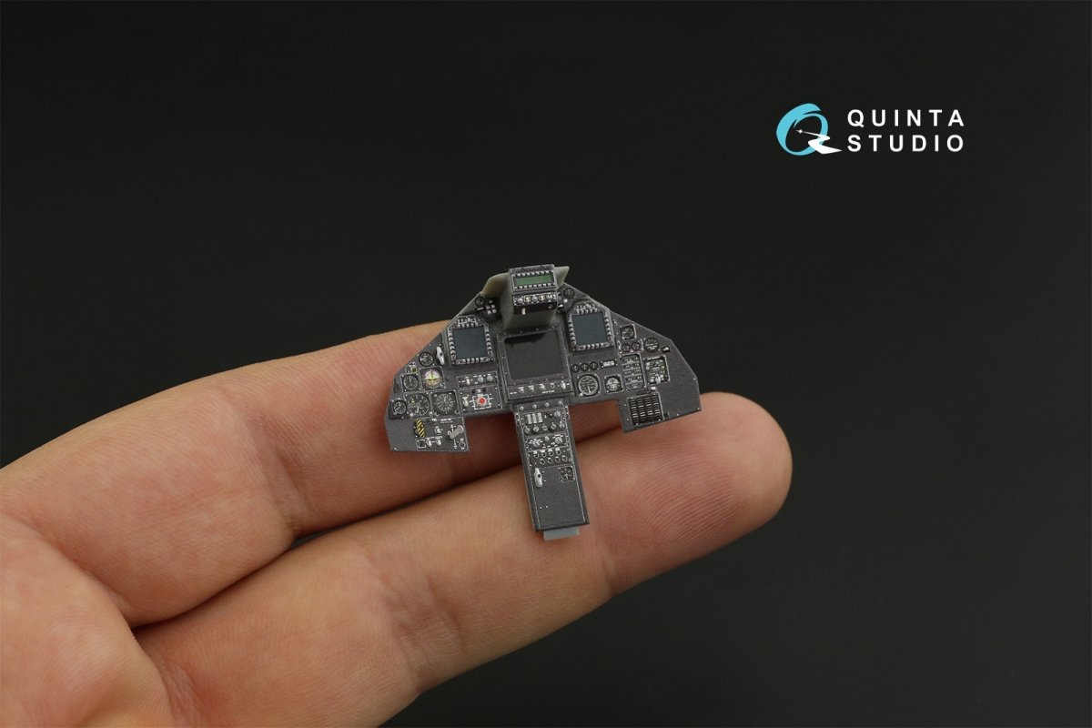 Quinta Studio QD32118 F-117A 3D-Printed &amp;amp; colored Interior on decal paper (Trumpeter) 1/32 – image 6
