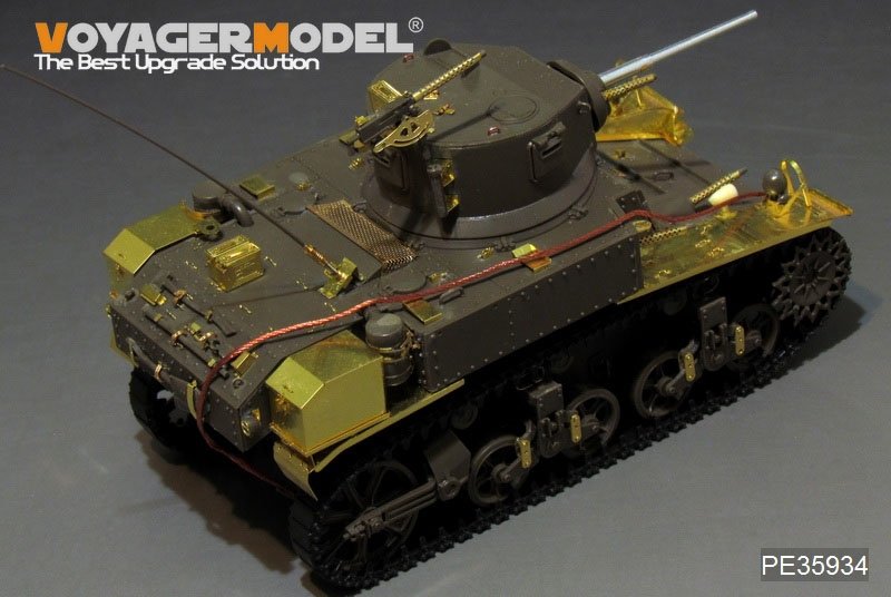 Voyager Model PE35934 WWII US M3 Stuart light tank basic For TAMIYA 35360 1/35 – image 4