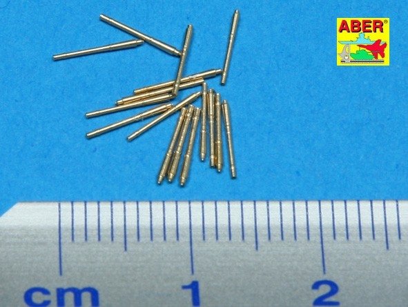 Aber 1/700L-17 Set of 16 pcs 105 mm SFLAK barrels SKC/33nT used in LC/37 mount for German war ships 1/700 – Bild 2