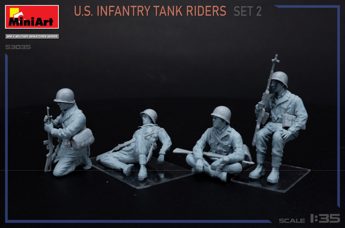 MiniArt 53035 US Infantry Tank Riders. Set 2 1/35 – image 2