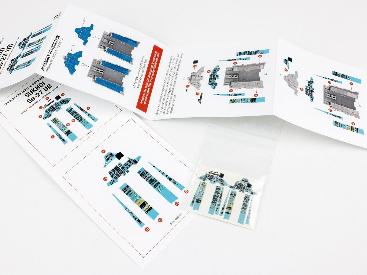 Red Fox Studio QS-48036 Sukhoi Su-27UB Flanker C GWH 1/48 – image 3