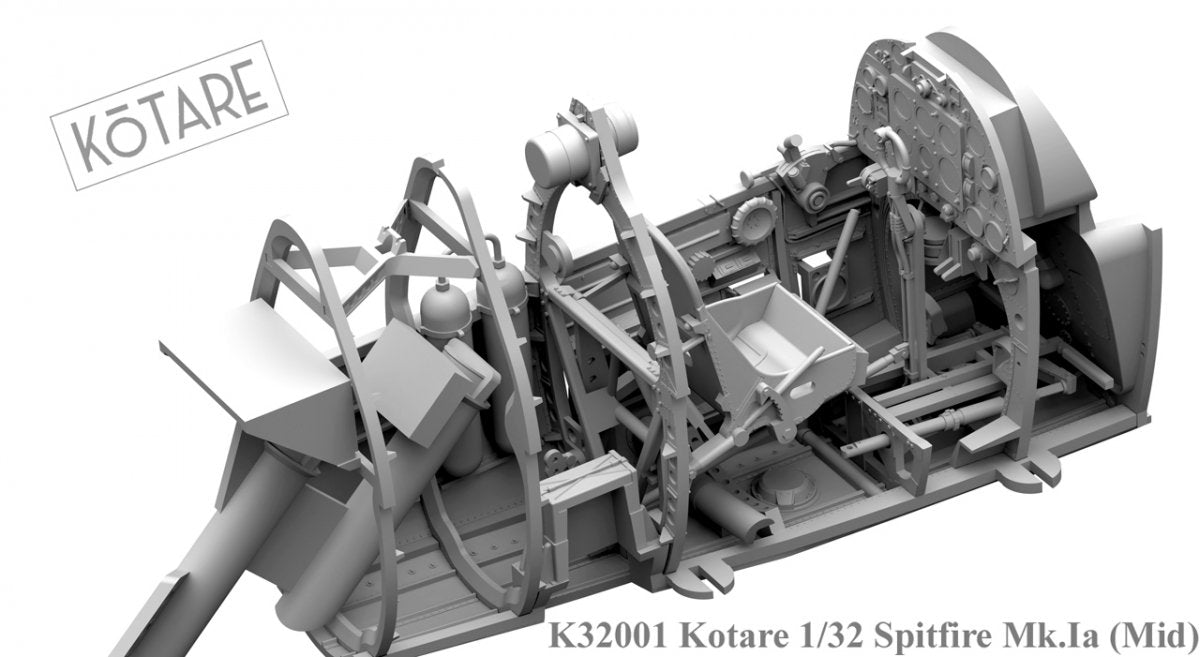 Kotare K32001 Spitfire Mk.Ia Mid. 1/32 – immagine 5