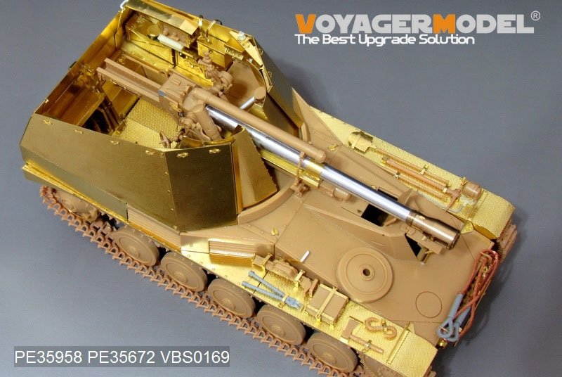 Voyager Model PE35958 WWII German self-propelled howitzer Wespe basic For TAMIYA 35200/35358 1/35 – image 21