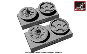 Armory Models AW48401 Gloster Javeline wheels, weighted 1/48 – image 2